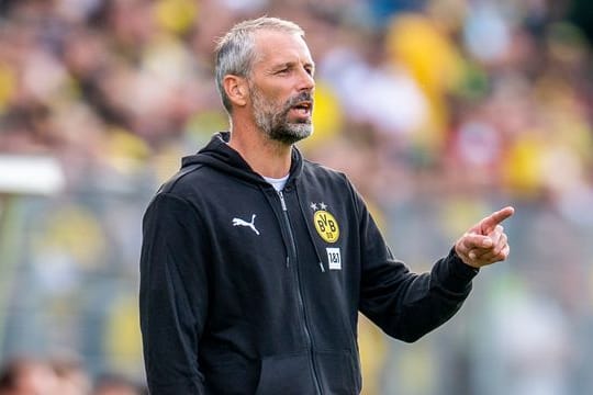 Trainer Marco Rose und seine Dortmunder unterlagen dem VfL Bochum beim "Cup der Traditionen".