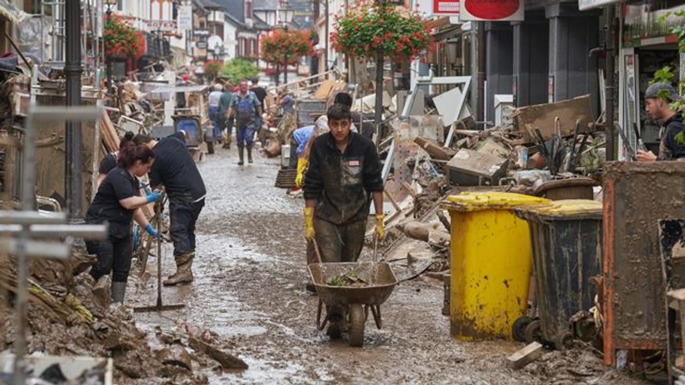 Nach dem Unwetter in Rheinland-Pfalz