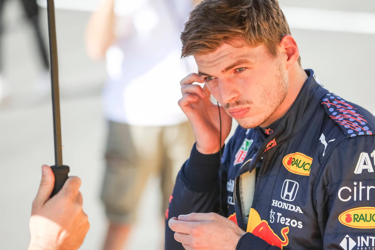 Verärgert über das Verhalten seines Rivalen: Max Verstappen, hier vor dem Rennen in Silverstone.