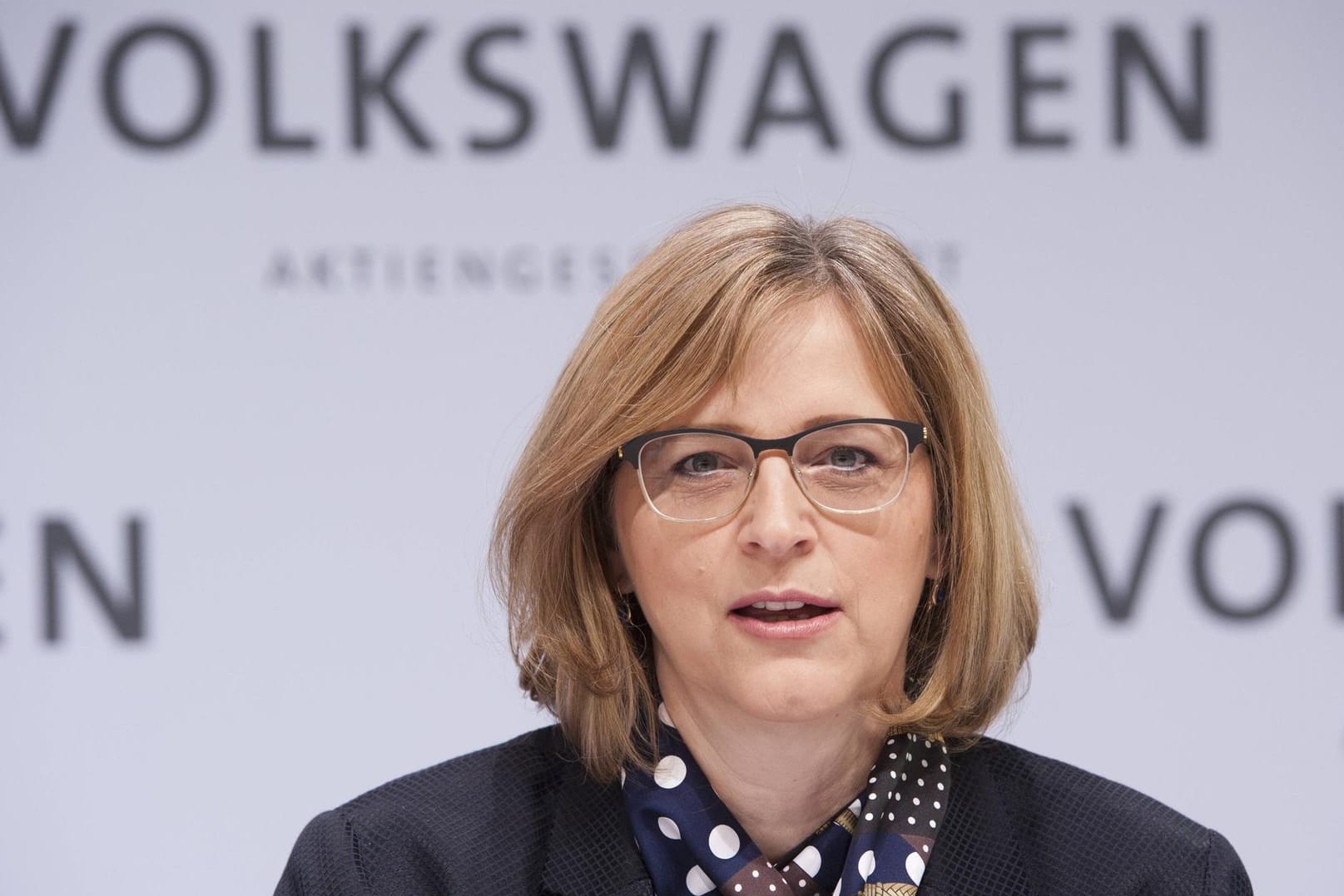 Hiltrud Werner auf der VW-Jahrespressekonferenz im Jahr 2017 (Archivbild): Der Automobilhersteller will laut Medienberichten ihren Vertrag als Vorständin nicht verlängern. Hiltrud Werner auf der VW-Jahrespressekonferenz im Jahr 2017 (Archivbild): Der Automobilhersteller will laut Medienberichten ihren Vertrag als Vorständin nicht verlängern.
