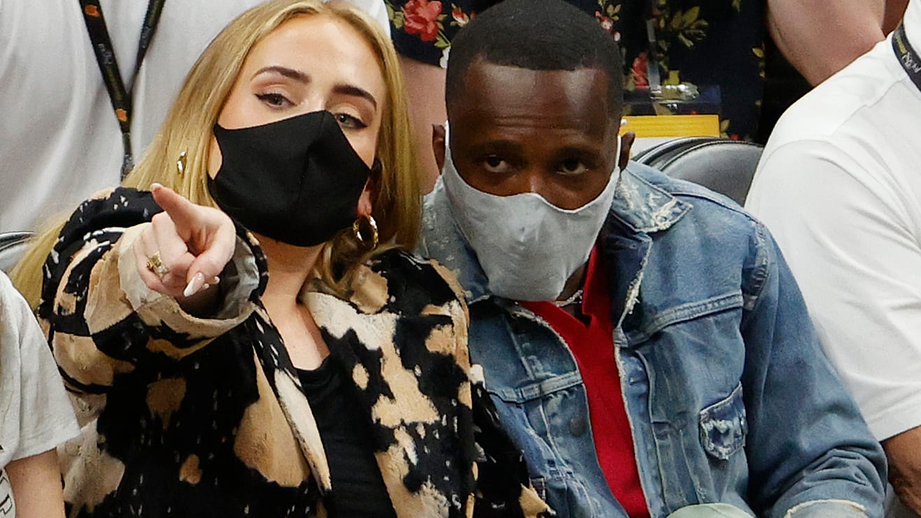 Adele und Rich Paul: Die beiden zeigten sich am Samstag gemeinsam bei einem Basketballspiel.