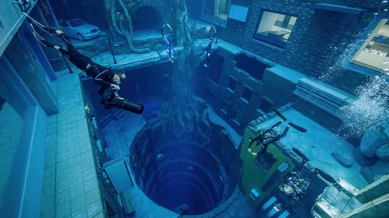Deep Dive Dubai: 60 Meter tief ist das Wasser hier – nach Angaben der Betreiber ein Weltrekord.