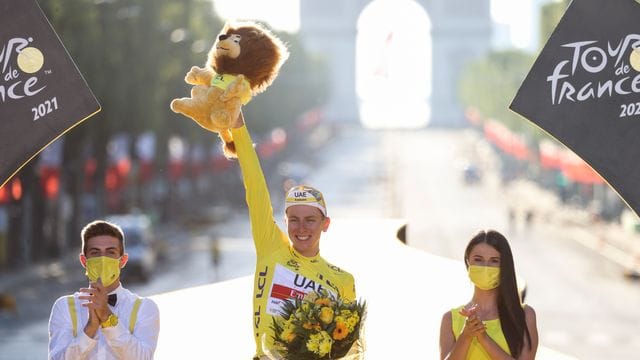 Ließ der Konkurrenz bei der diesjährigen Tour kaum eine Chance: Tadej Pogacar. Ließ der Konkurrenz bei der diesjährigen Tour kaum eine Chance: Tadej Pogacar.