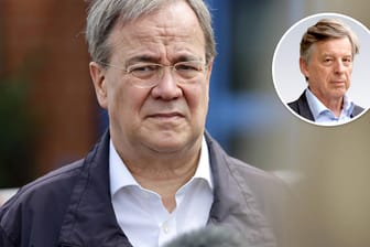 Armin Laschet, Kanzlerkandidat der Union: Für sein Verhalten hat sich der CDU-Politiker im Nachgang entschuldigt.