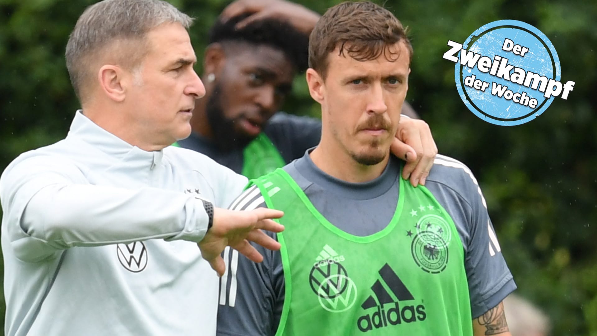 Sorgenfalten und ernste Mienen: Trainer Stefan Kuntz (l.) und Spieler Max Kruse.