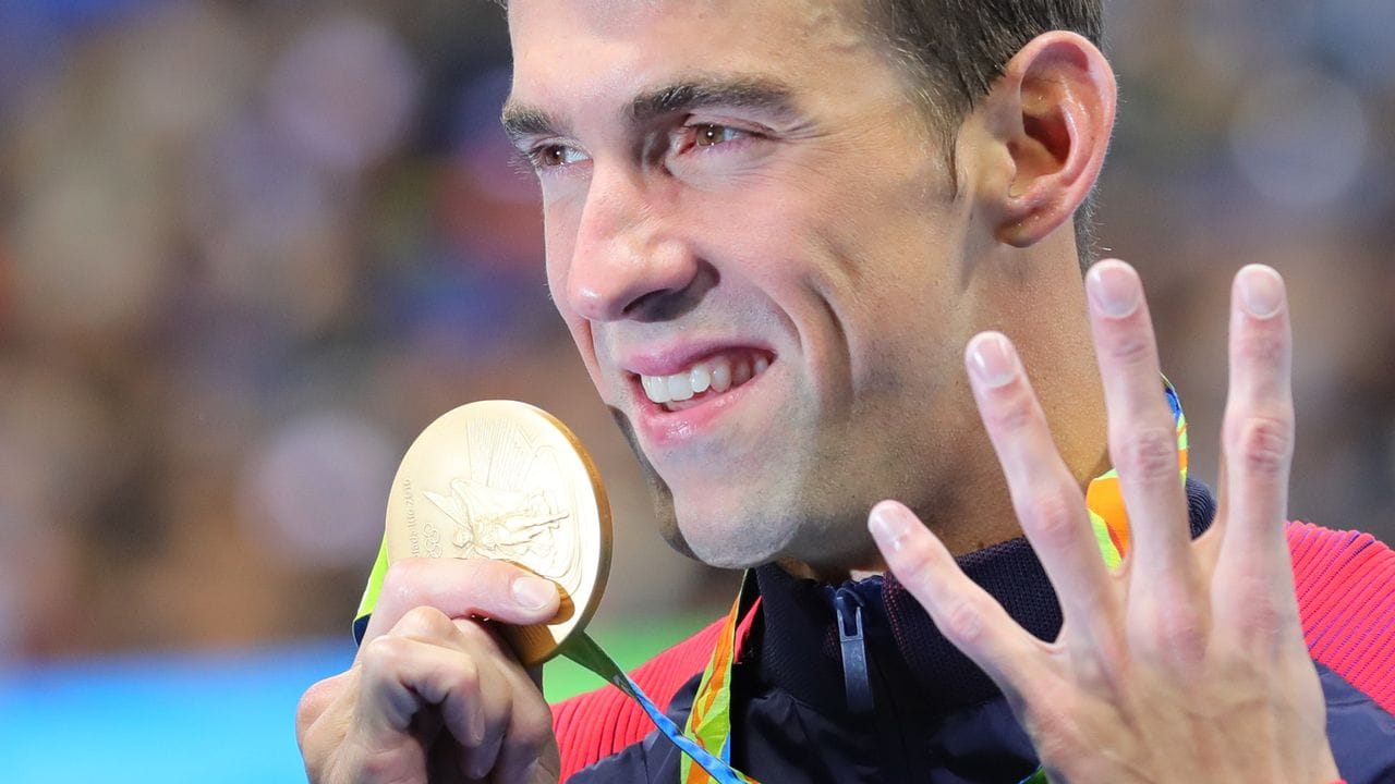 Hat seine Karriere inzwischen beendet: Schwimm-Star Michael Phelps.