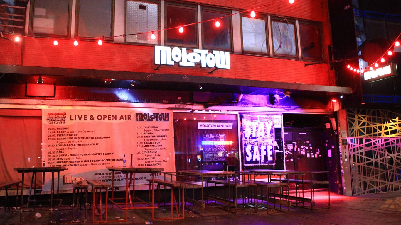 Während des Lockdowns blieb der Musikclub "Molotow" auf St. Pauli geschlossen: Bei einem Konzert dort hat es nun einen Corona-Fall gegeben.