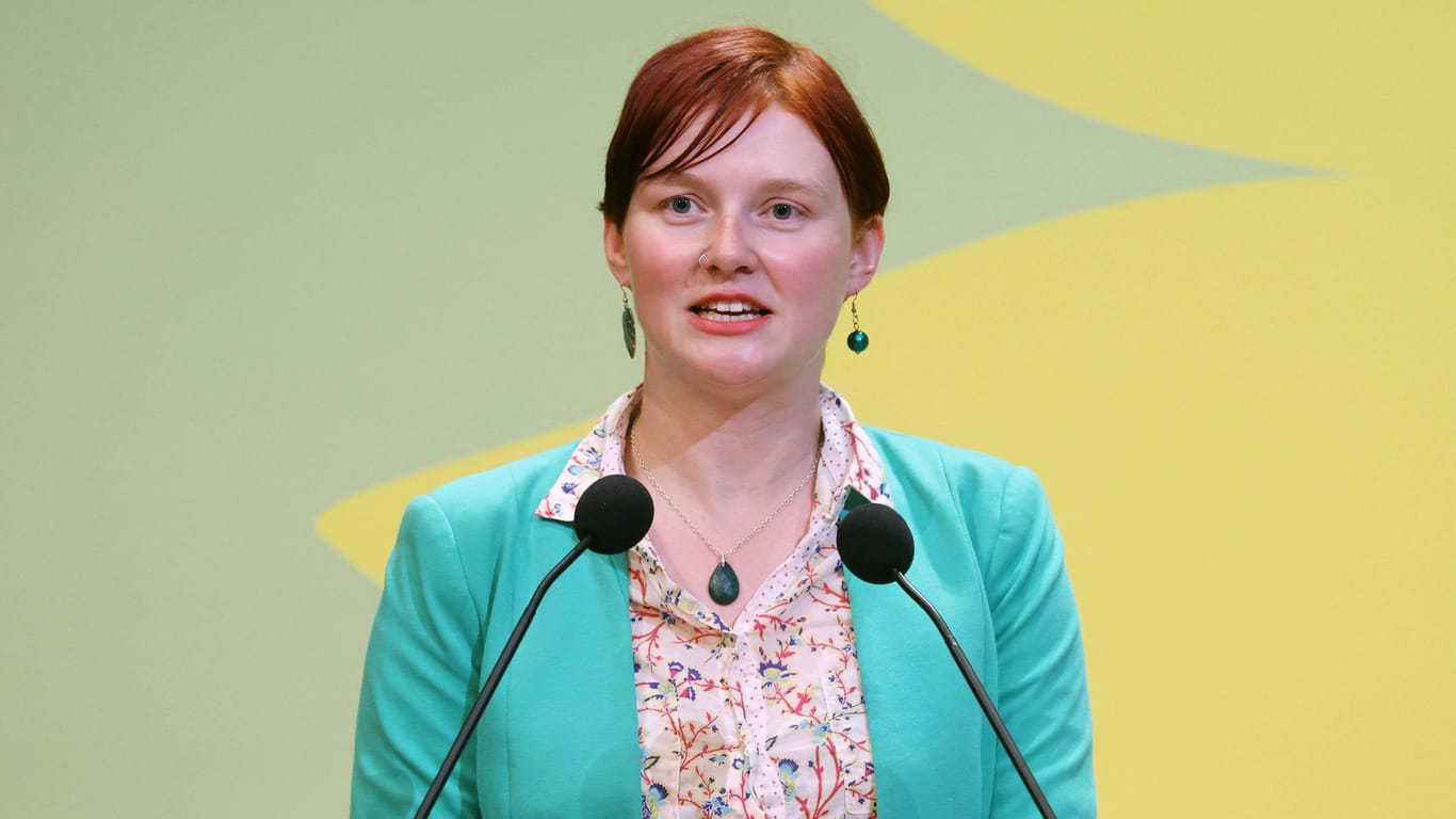 Ann-Sophie Bohm, Sprecherin der Grünen in Thüringen (Archivfoto): Sie hat eine Anzeige wegen Kindeswohlgefährdung erhalten.