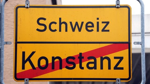 Grenzübergang zur Schweiz