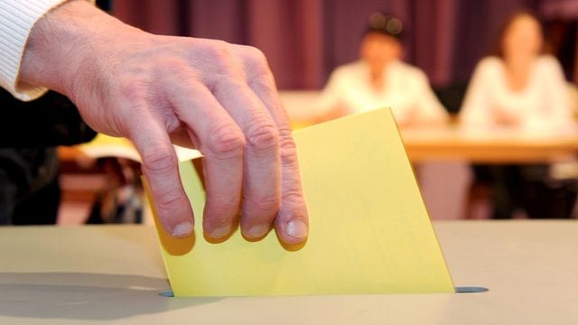 Eine Wahlurne