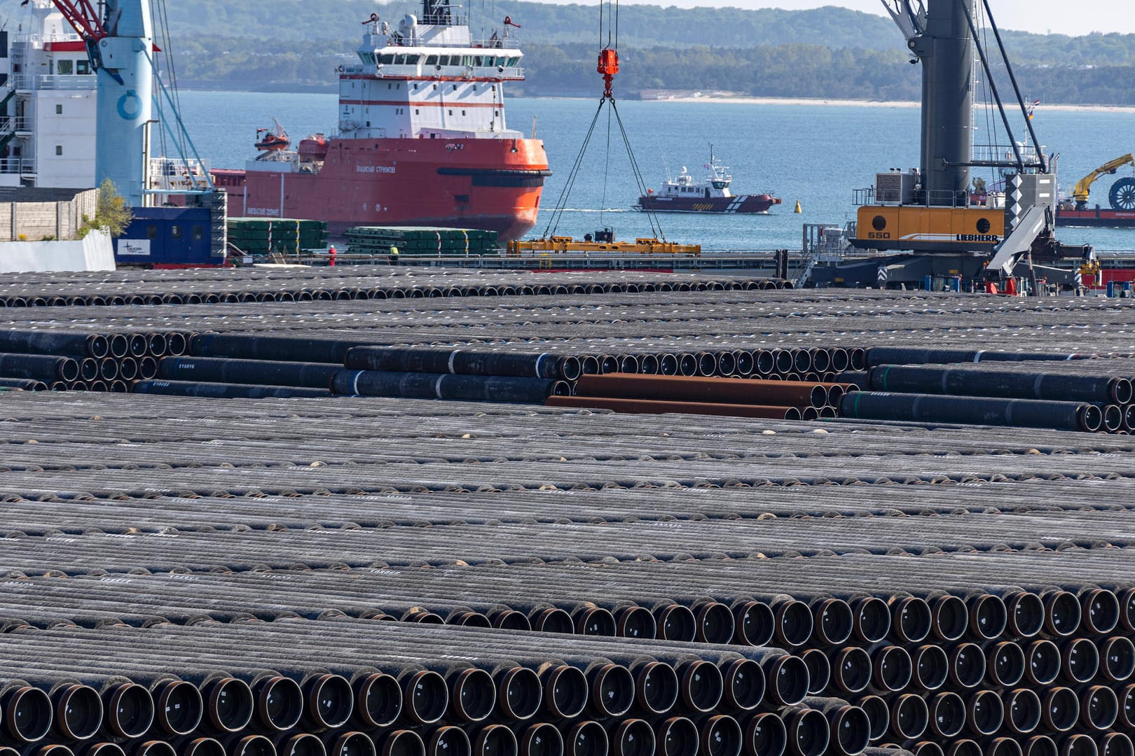 Arbeiten an Nord Stream 2: Das umstrittene Projekt ist zu 98 Prozent fertig gebaut.