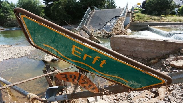 Nach dem Hochwasser in Nordrhein-Westfalen Nach dem Hochwasser in Nordrhein-Westfalen