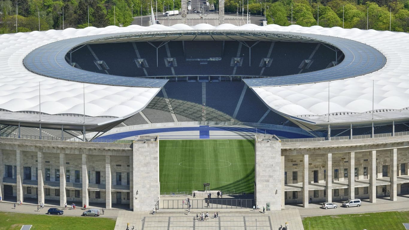 Wenn es nach Robert Harting geht, finden hier im Berliner Olympiastadion die Spiele 2036 statt.