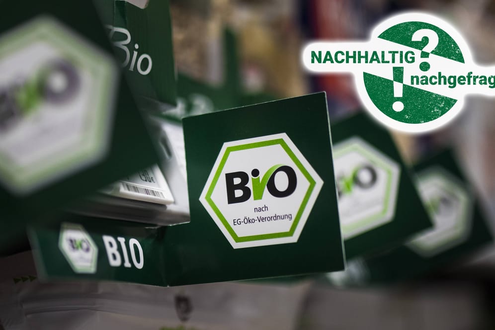 Bio im Supermarkt: Lebensmittel mit Bio-Siegel werden in Deutschland immer beliebter.