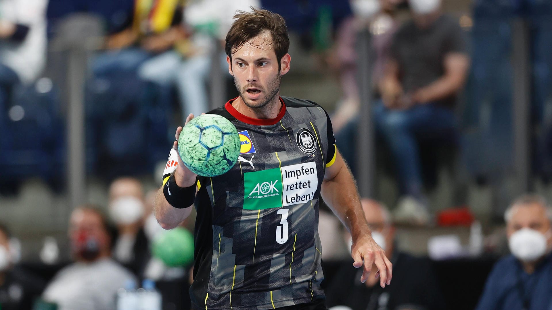 Uwe Gensheimer: Der Kapitän startet mit den deutschen Handballern gegen Spanien ins Olympia-Turnier.