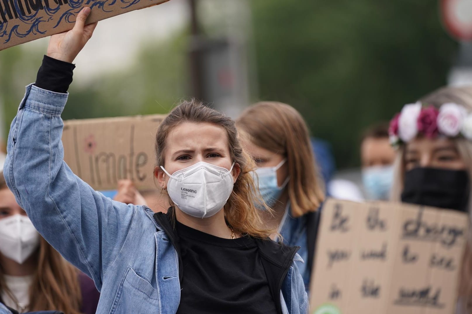 Luisa Neubauer bei der Fridays-for-Future-Demonstration in Hamburg: "Die Klimakrise ist hier, es ist unübersehbar".