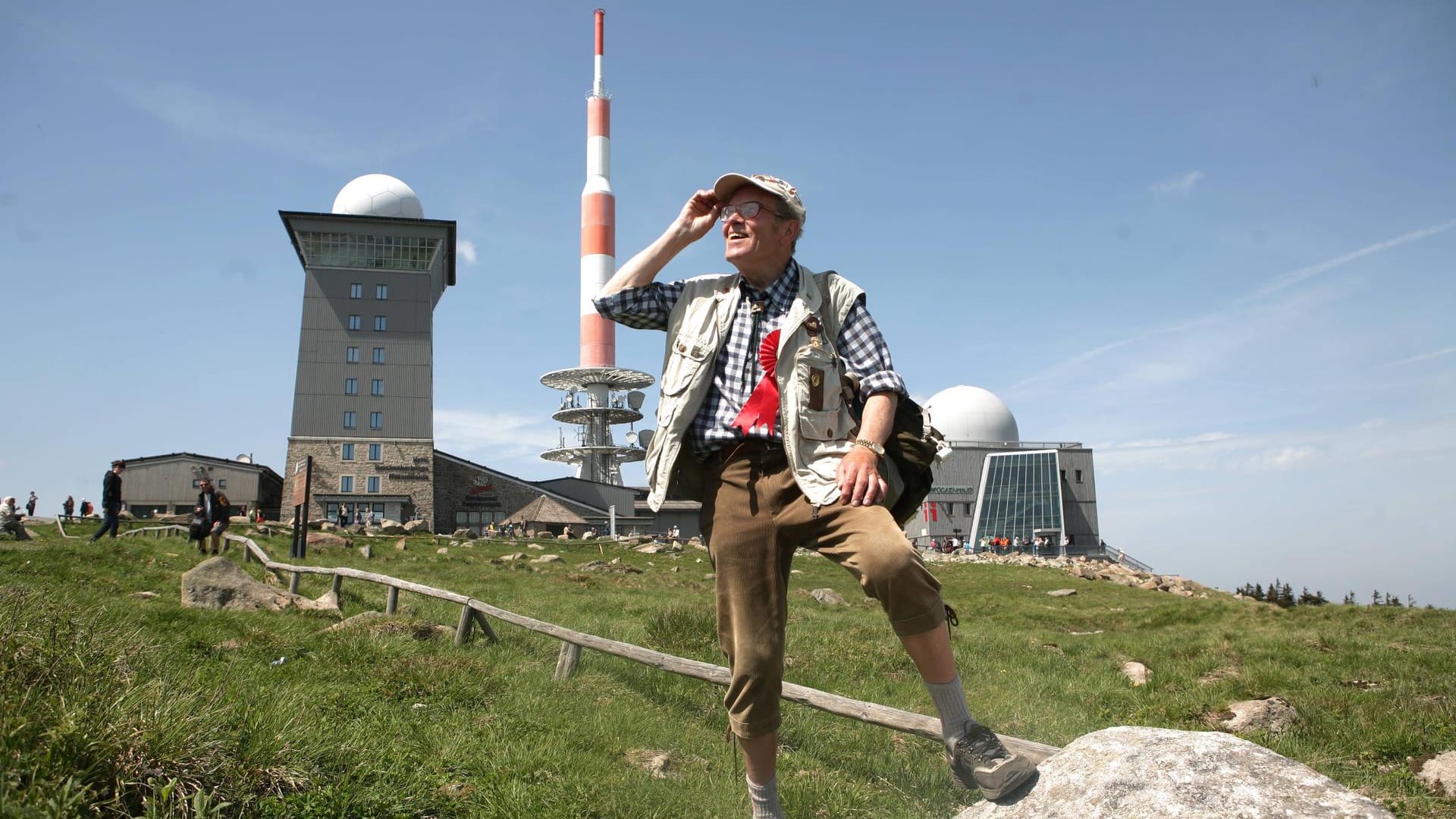 Benno Schmidt: "Brocken-Benno" bestieg auch an seinem 80. Geburtstag den Berg. (Aufnahme: 22.5.2012)