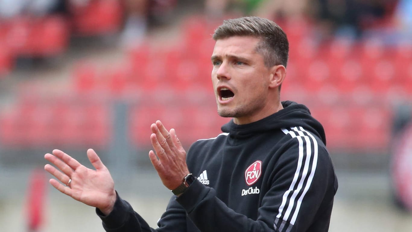 Robert Klauß, Trainer 1. FC Nürnberg: Er steht als noch junger Coach vor Herausforderungen.