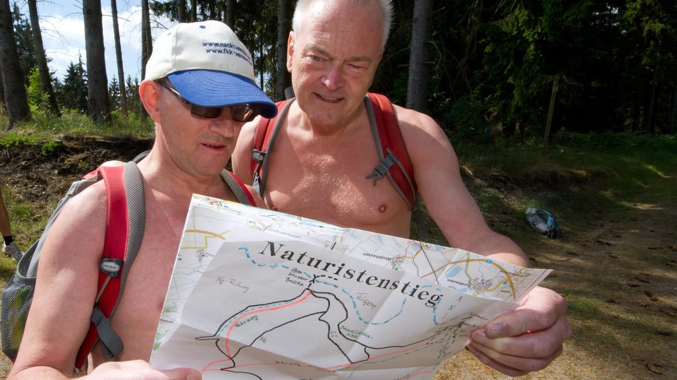 Harzer Naturistenstieg: Er ist Deutschlands erster offizieller Nacktwanderweg. (Archivbild)