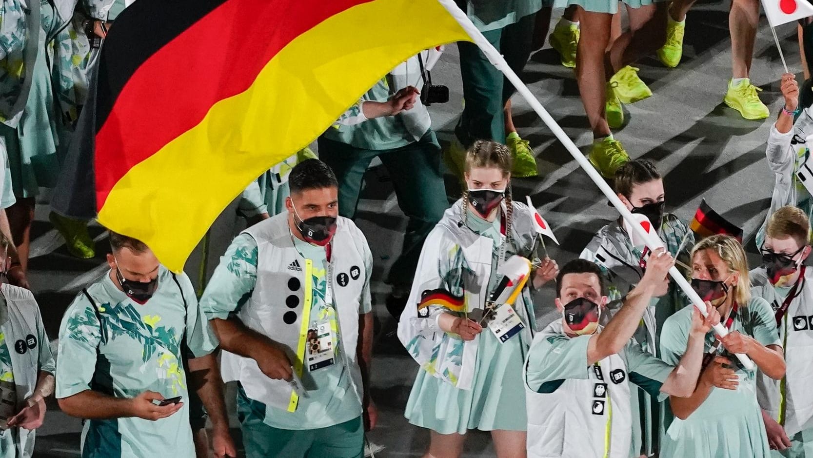 Über Geschmack lässt sich sehr wohl streiten: Das deutsche Team bei der Olympia-Eröffnungsfeier.