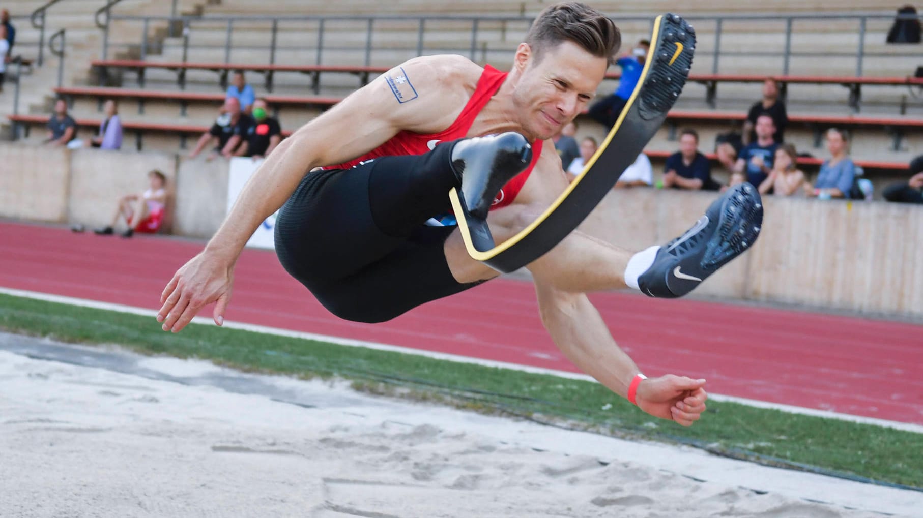 Weitspringer Rehm: Der Athlet mit Prothese darf nicht an den Olympischen Spielen teilnehmen.