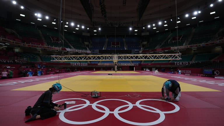 In dieser Halle finden in Tokio die Judo-Wettkämpfe statt.