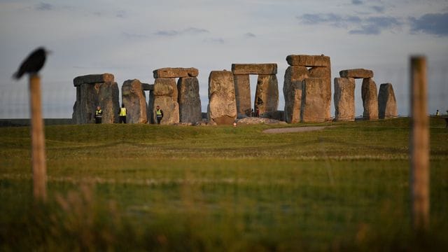 Das Bauwerk Stonehenge.