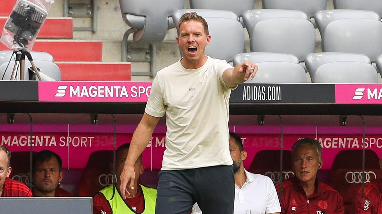 Julian Nagelsmann: Der neue Bayern-Trainer wartet weiter auf seinen ersten Sieg mit den Münchnern. Julian Nagelsmann: Der neue Bayern-Trainer wartet weiter auf seinen ersten Sieg mit den Münchnern.