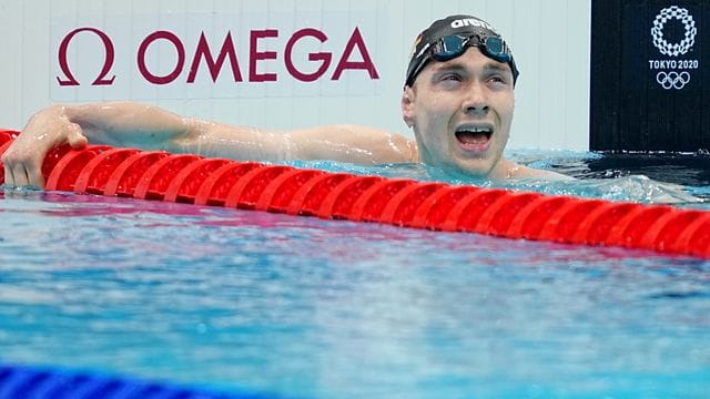 Henning Mühlleitner ist über 400 Meter Freistil auf den vierten Platz geschwommen. Henning Mühlleitner ist über 400 Meter Freistil auf den vierten Platz geschwommen.