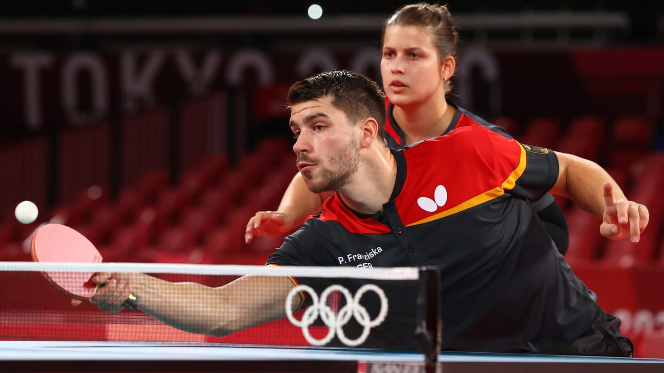 Patrick Franziska und Petrissa Solja: Das deutsche Tischtennis-Duo scheiterte im Olympia-Viertelfinale.