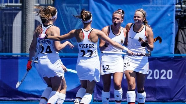 Die deutschen Hockey-Damen besiegten Großbritannien mit 2:1.