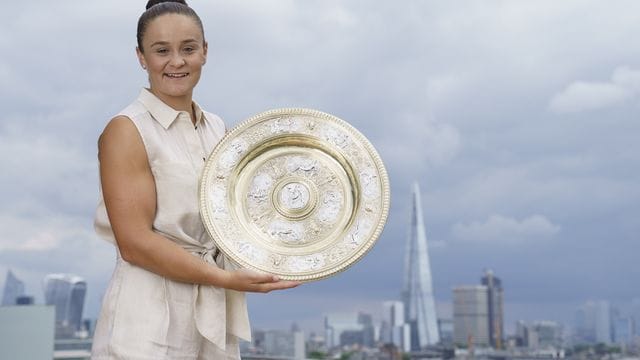 Ashleigh Barty hatte vor den Olympischen Spielen den Titel in Wimbledon gewonnen.