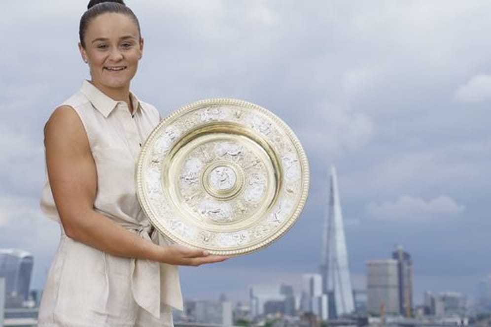 Ashleigh Barty hatte vor den Olympischen Spielen den Titel in Wimbledon gewonnen.