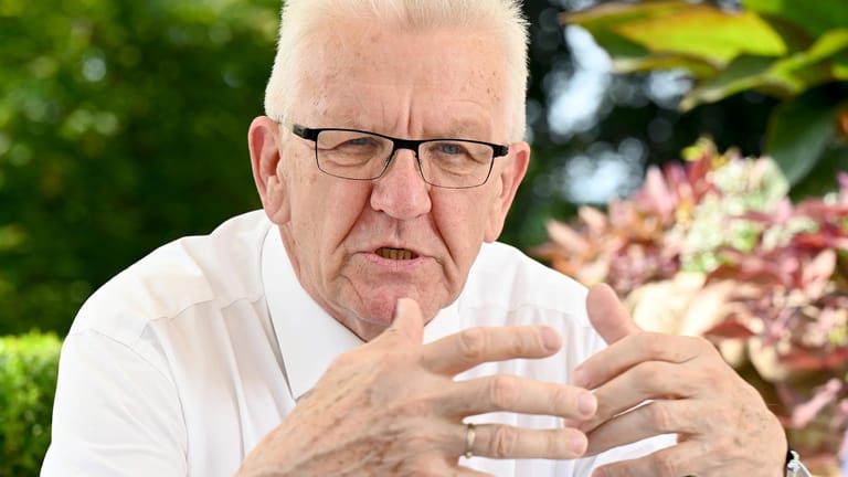 Winfried Kretschmann, Ministerpräsident von Baden-Württemberg: Er hält eine Impfpflicht für denkbar.