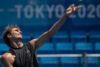 Alexander Zverev: Das deutsche Tennisass will sich in Tokio eine Medaille sichern.