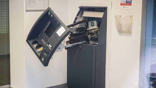 Kaputter Geldautomat Kaputter Geldautomat