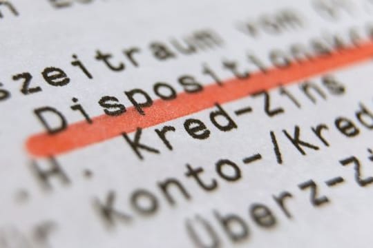 Überziehungszinsen