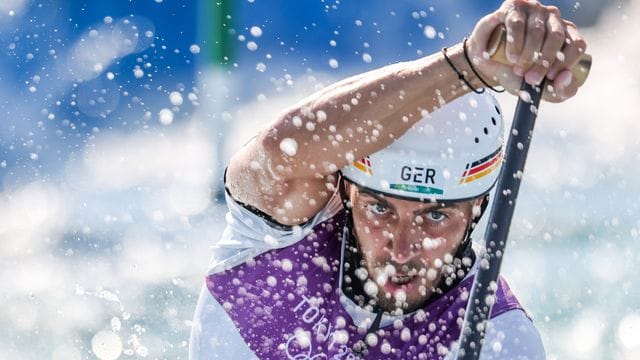 Steht im Halbfinale: Slalom-Kanute Sideris Tasiadis in Aktion. Steht im Halbfinale: Slalom-Kanute Sideris Tasiadis in Aktion.