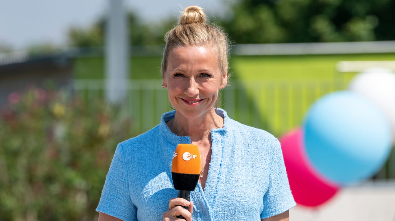 Andrea Kiewel: Seit mehr als 20 Jahren moderiert sie bereits den "ZDF-Fernsehgarten".
