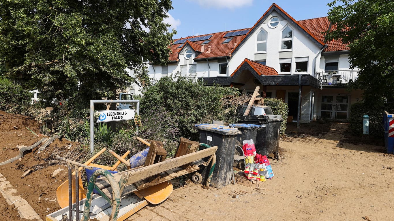 Ein Einrichtung für Menschen mit Behindert in Sinzig (Rheinland-Pfalz): Durch das Hochwasser starben in dem Haus zwölf Menschen.