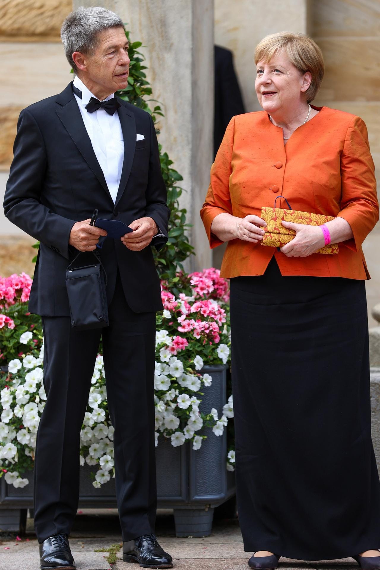 Bundeskanzlerin Angela Merkel und ihr Mann Joachim Sauer