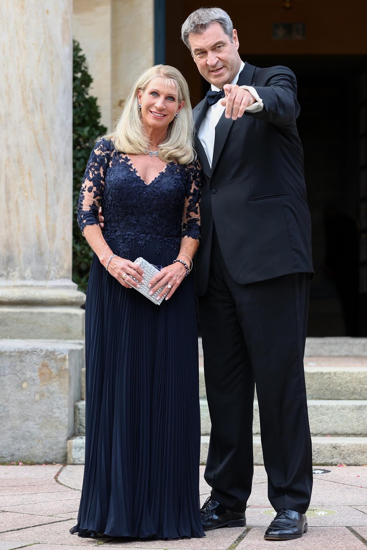 Bayerns Ministerpräsident Markus Söder und seine Frau Karin Baumüller-Söder