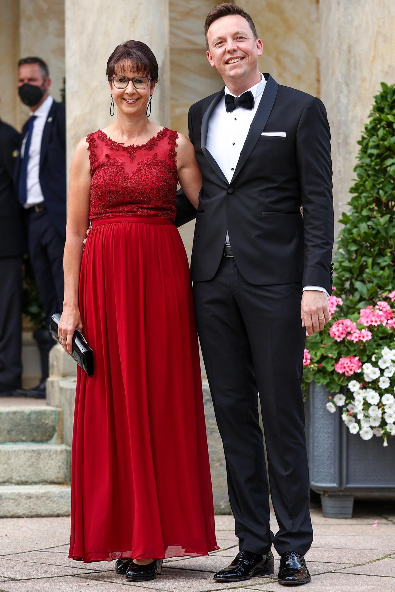 Tobias Hans, Ministerpräsident des Saarlandes, und seine Frau Tanja