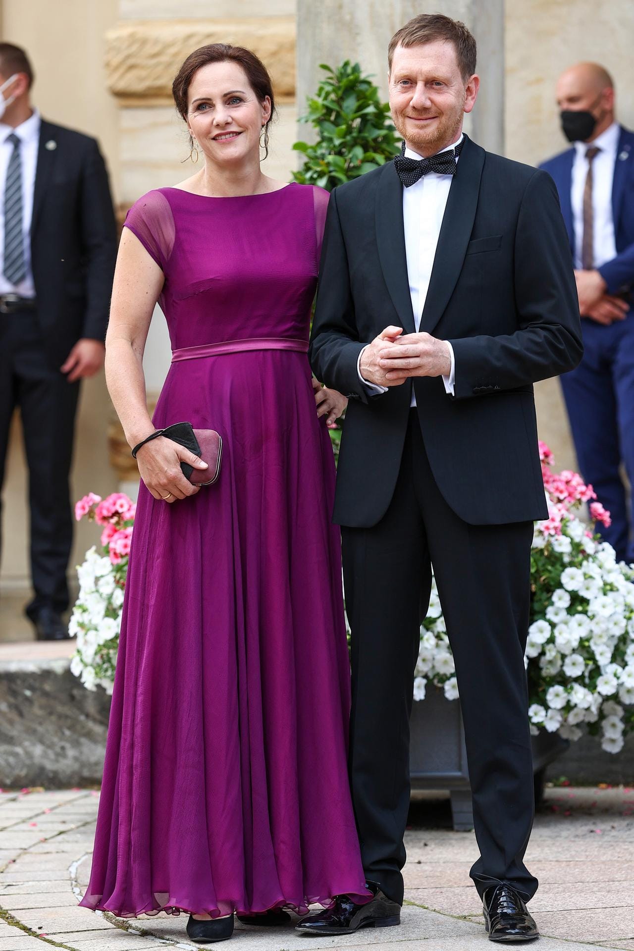 Michael Kretschmer, Ministerpräsident von Sachsen, und seine Frau Annett Hofmann
