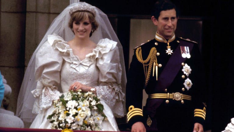 Prinzessin Diana und Prinz Charles bei ihrer Hochzeit 1981.