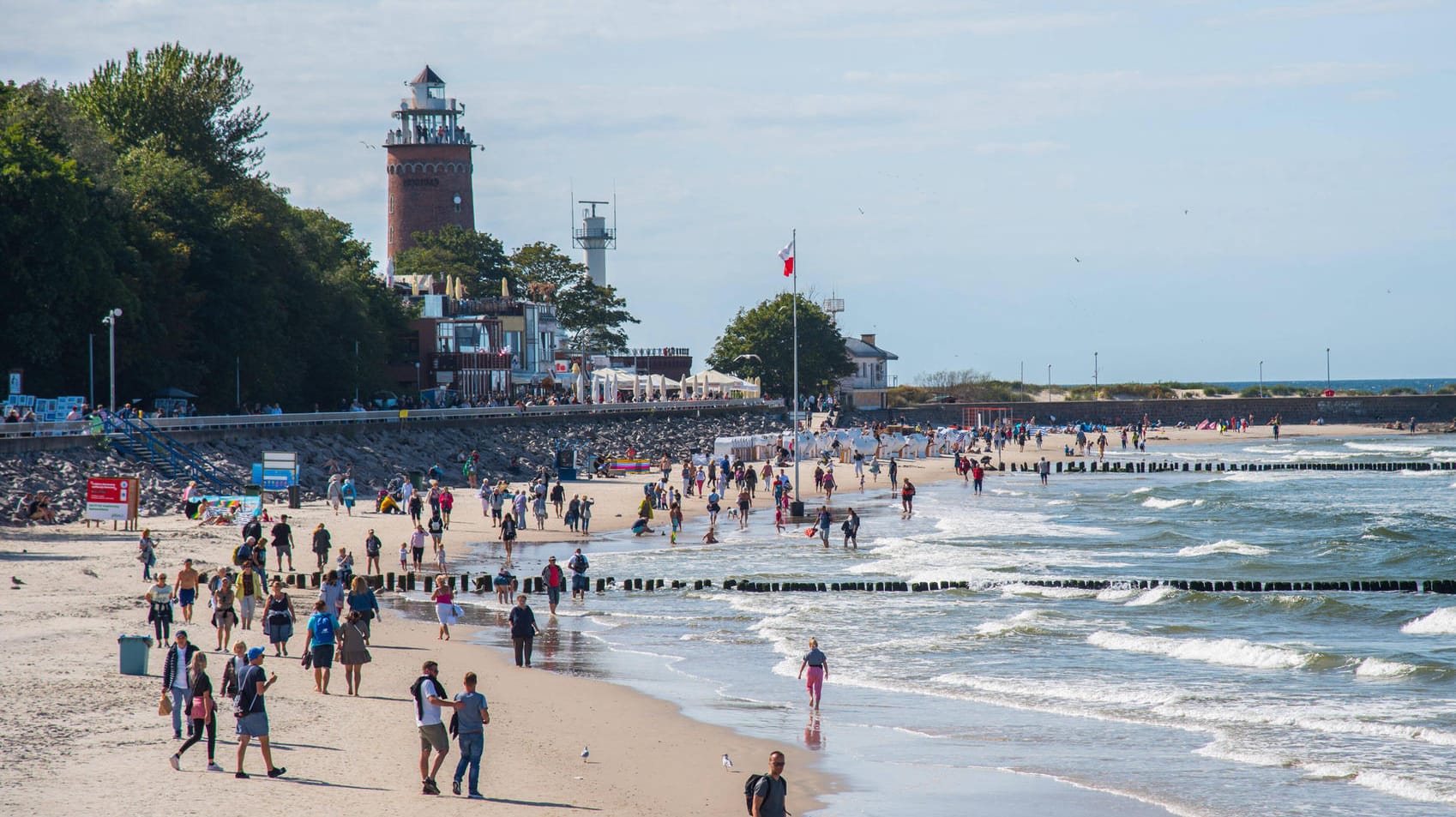 Kolberg: Früher war Kolberg ein klassischer Kurort, heute finden Urlauber hier zahlreiche Möglichkeiten, ihren Urlaub zu verbringen.