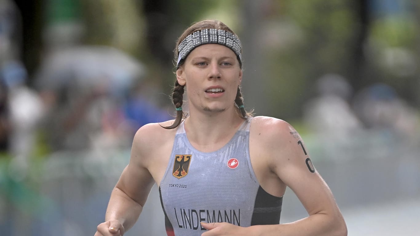 Tokio 2020 - Triathlon: Laura Lindemann aus Deutschland lief als Achte ins Ziel.