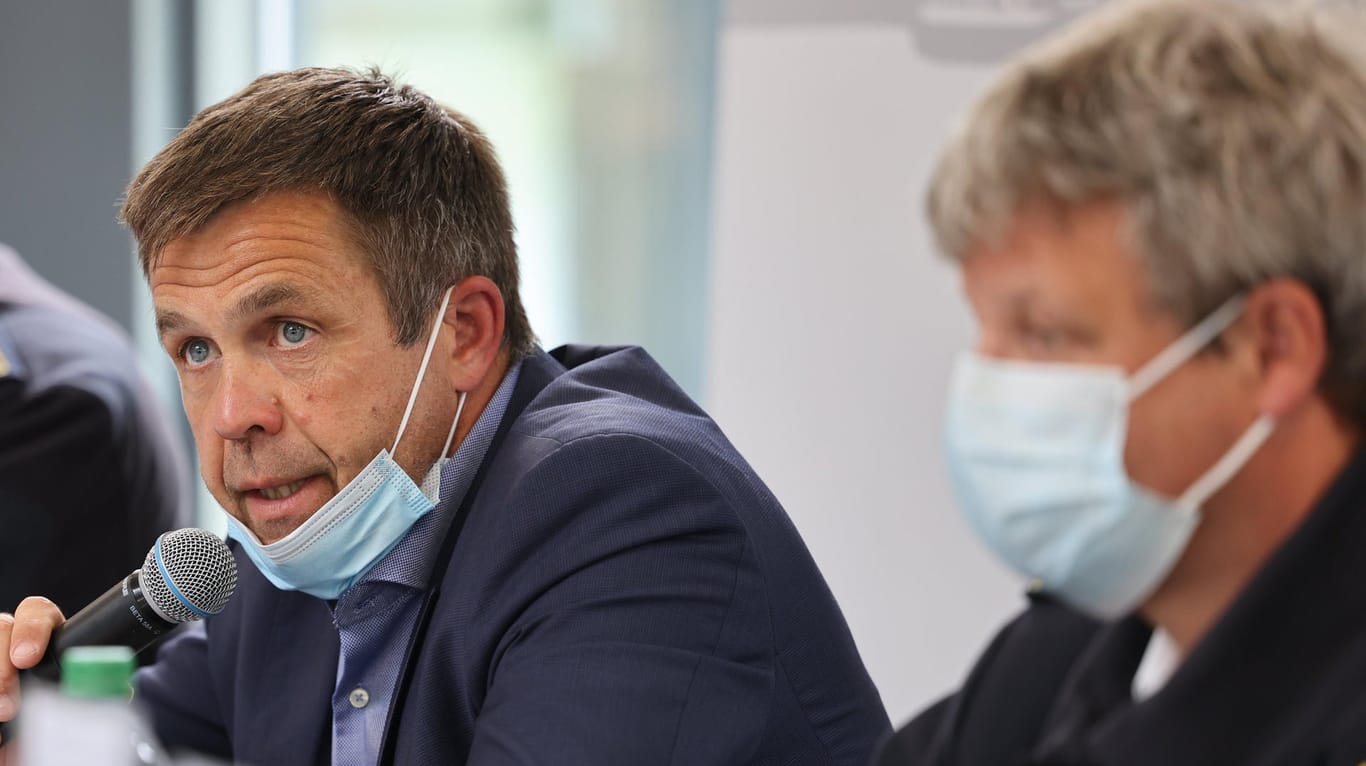 Chempark-Leiter Lars Friedrich: "Zur Ursache können wir jetzt noch nichts sagen."