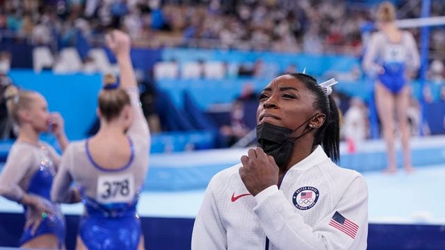 Simone Biles musste den Wettkampf vorzeitig abbrechen.