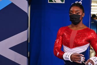 Olympia: Große Sorgen um Simone Biles.